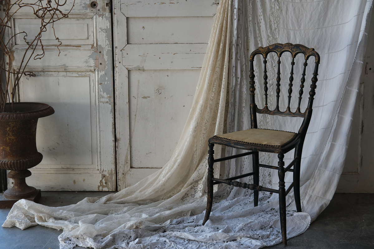 フランスアンティーク ナポレオンチェア 椅子 アンティークチェア 全国送料無料