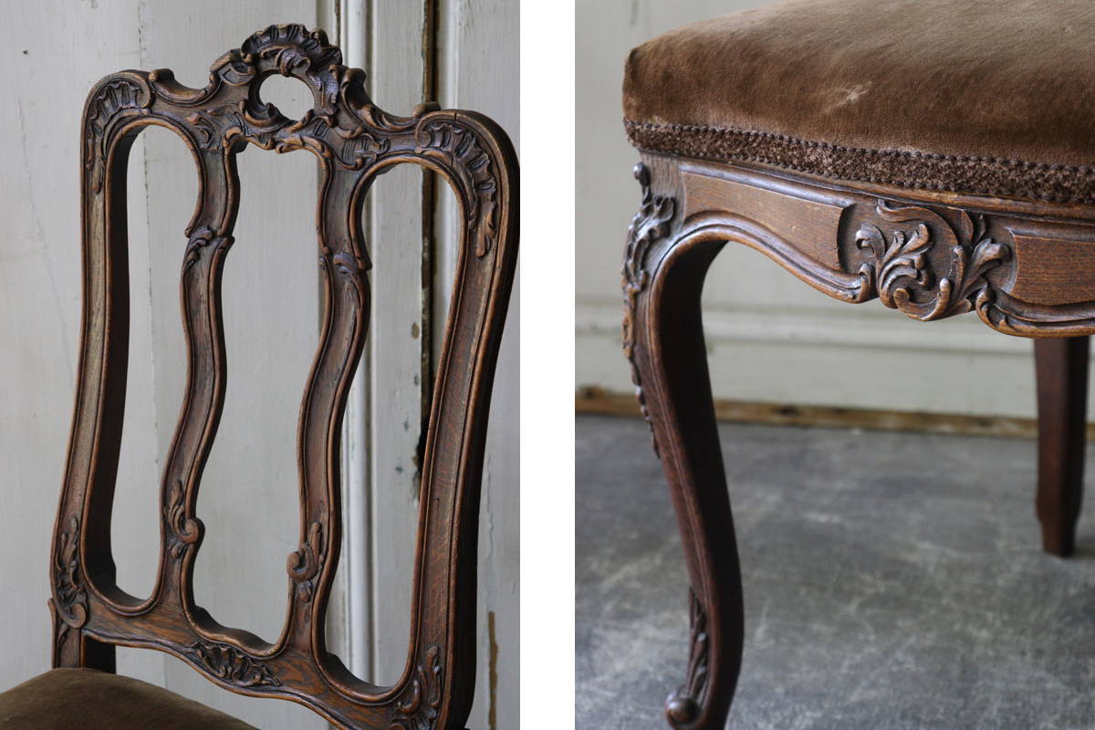 ダイニングチェア 古い椅子 全国送料無料