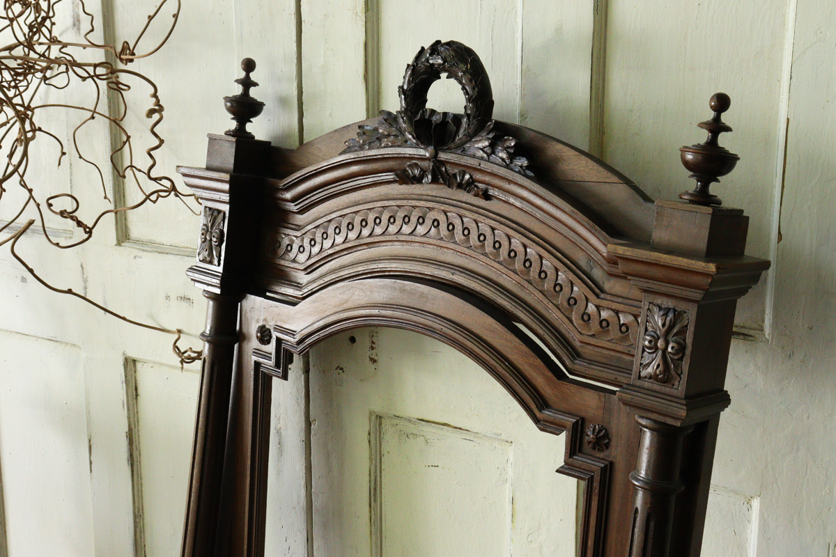 古い木製フレーム 古い装飾家具 全国送料無料
