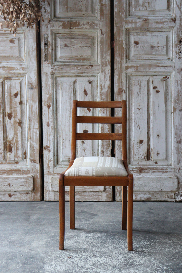 フランスBrocante 素朴なキッチンチェア 椅子