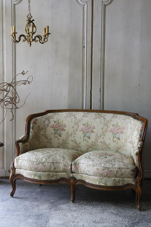 フランスBrocante 2Pソファ